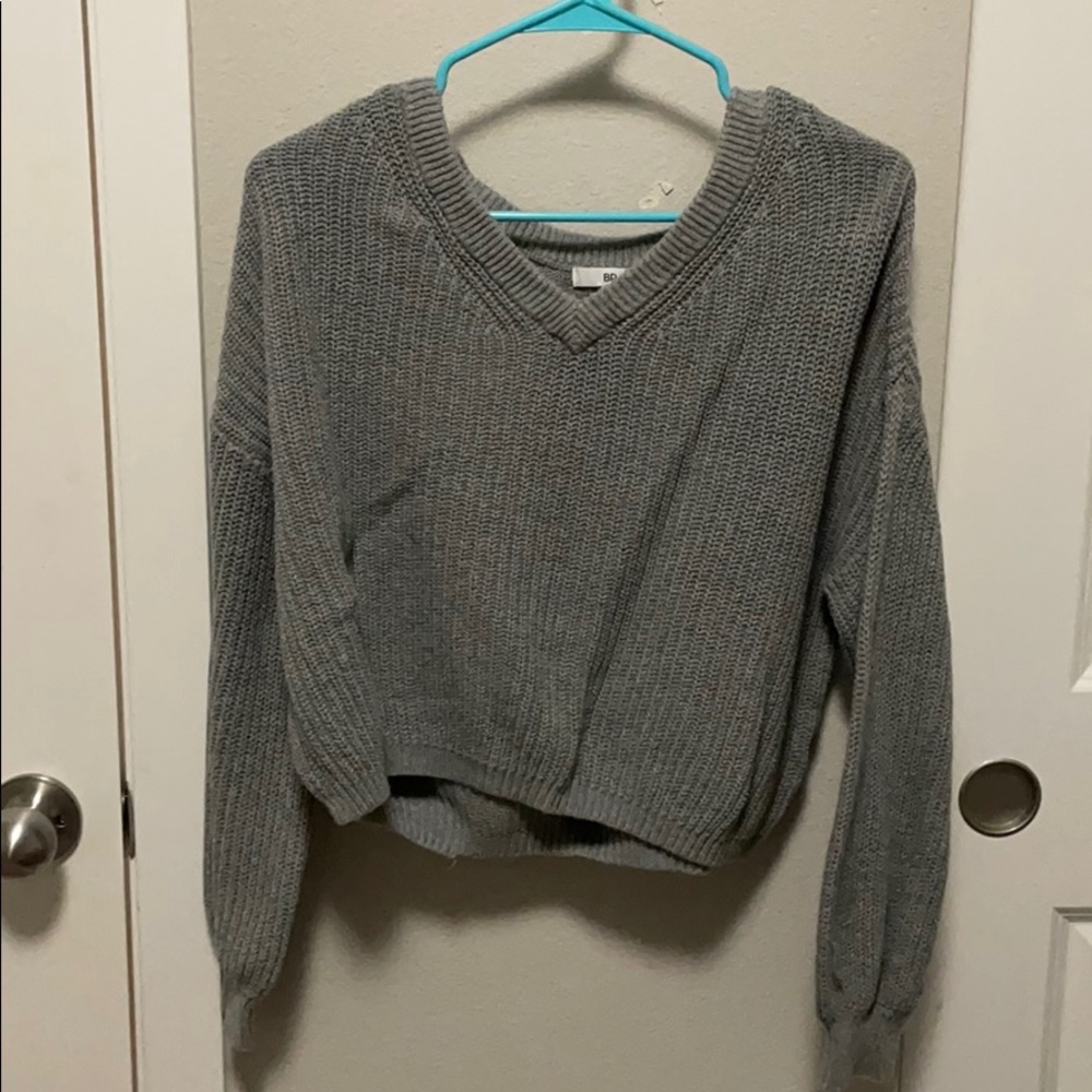 Gray sweater